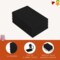 FabricLA Acrylic Felt Sheets for Crafts - Precut 9" X 12" Inches (20 cm X 30 cm) Felt Squares - Use Felt Fabric Craft Sheets for DIY, Hobby, Costume, and Decoration | Black - 12 Pieces